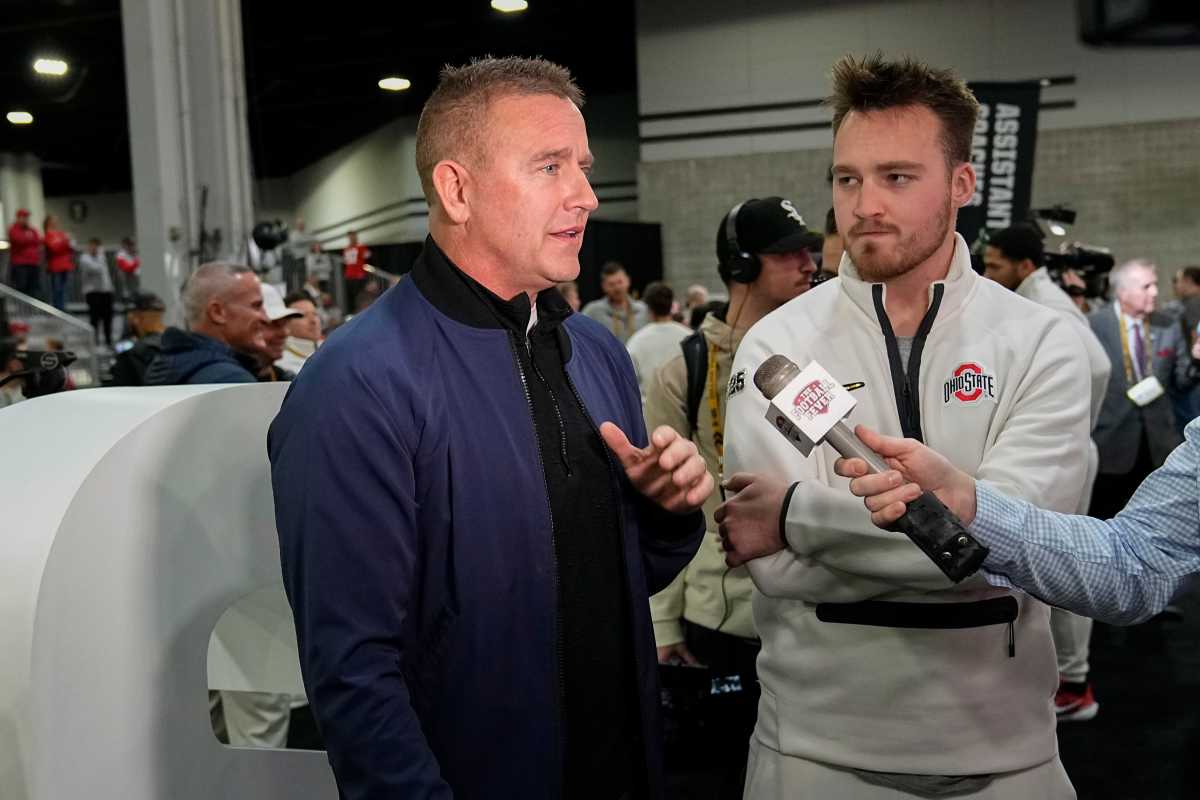 Kirk Herbstreit's 'Strange' Photo With Son Chase at Michigan Visit Is
