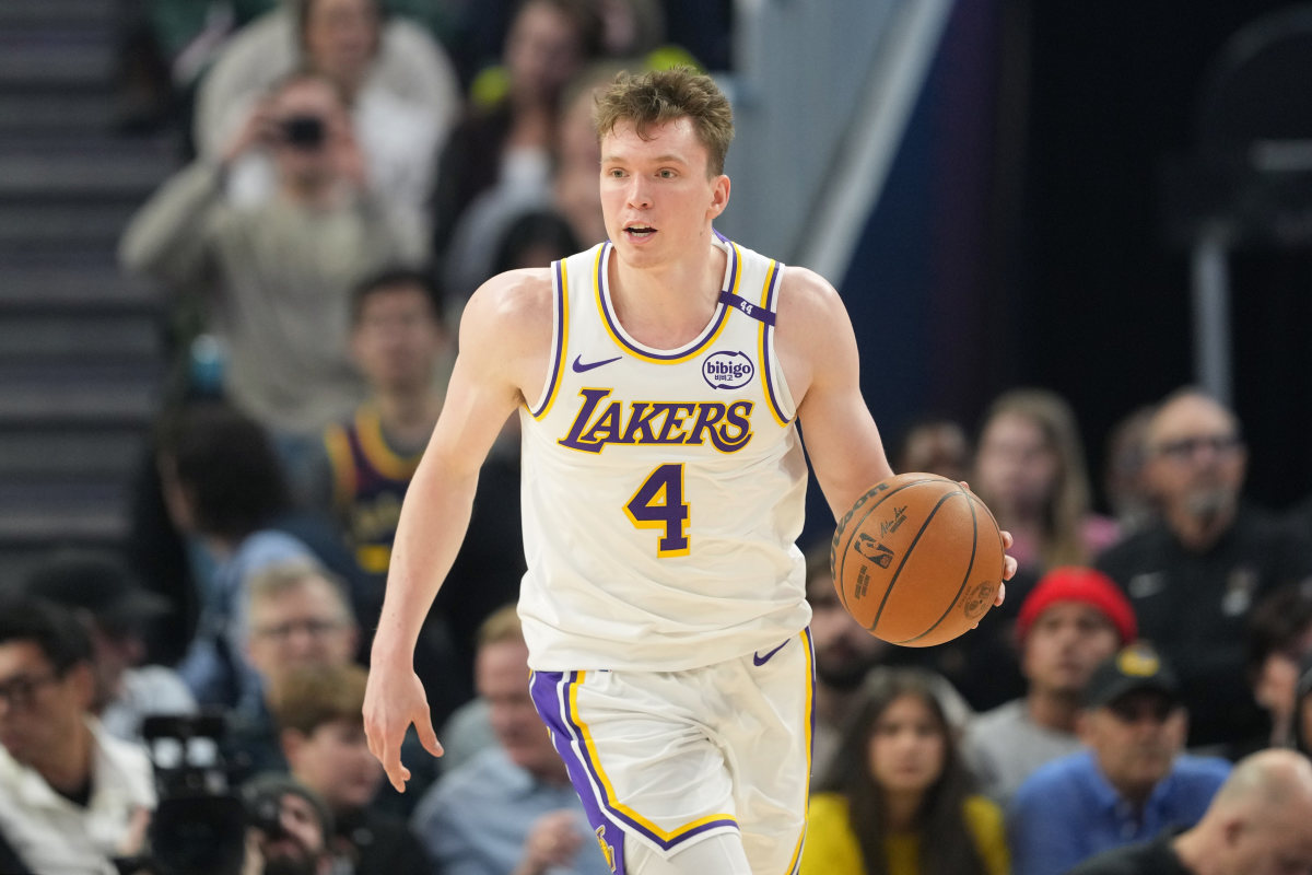 Los Angeles Lakers forward Dalton Knecht.