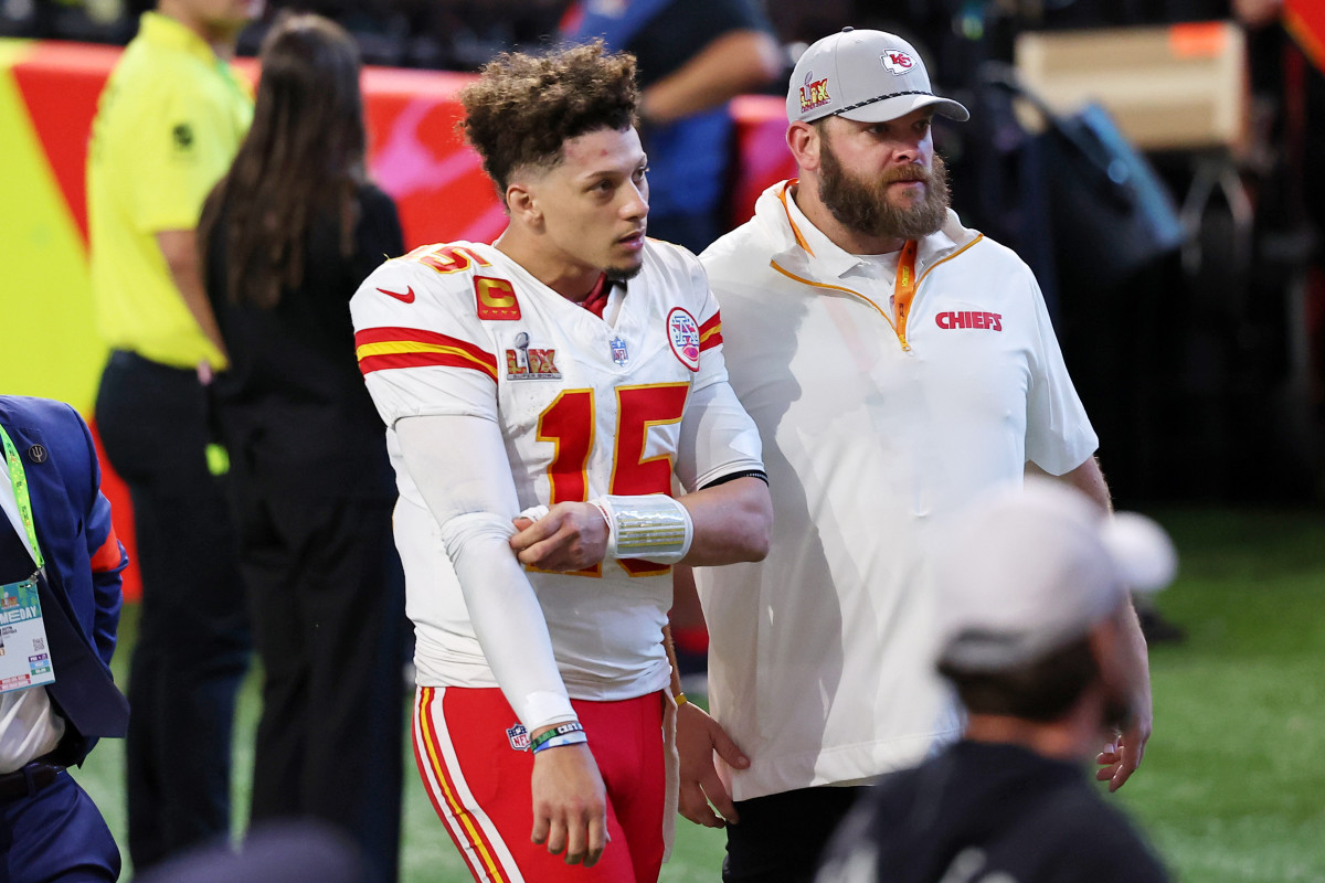 Patrick Mahomes' Interaction With Andy Reid's Wife Turns Heads After Super  Bowl - Athlon Sports