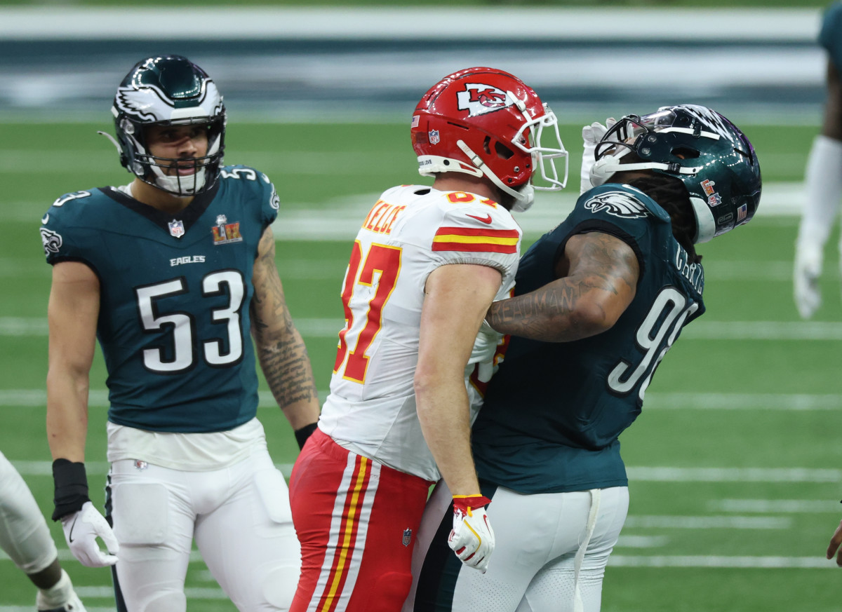 Travis Kelce Under Fire After Footage of Questionable Super Bowl Behavior  Emerges - Athlon Sports