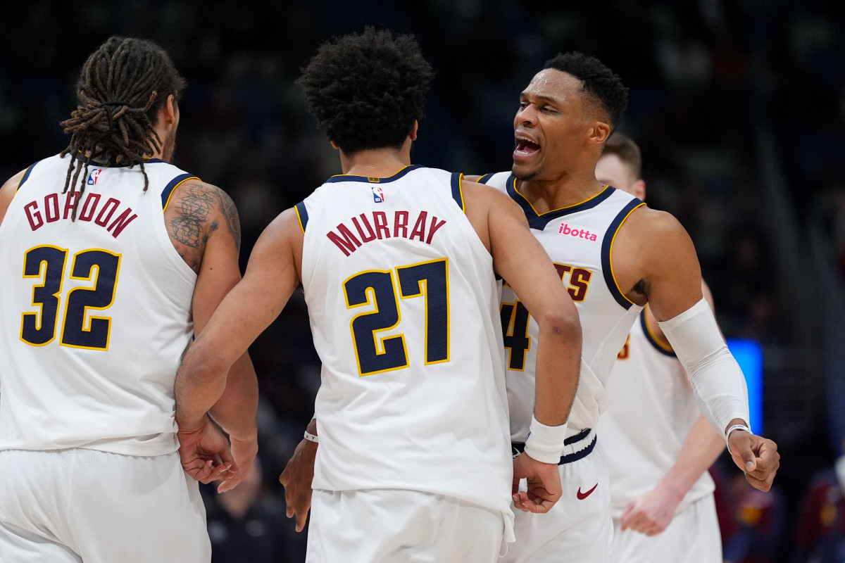 Denver Nuggets stars Aaron Gordon, Jamal Murray and Russell Westbrook