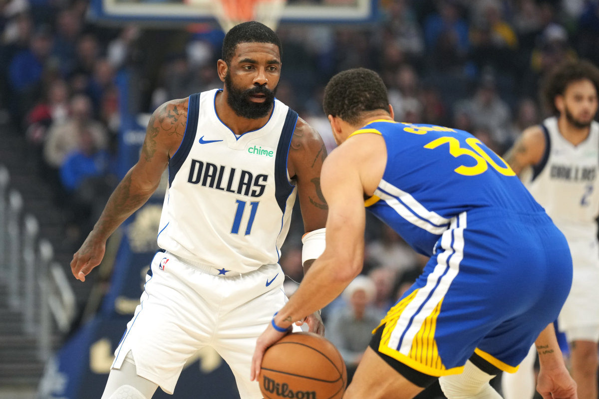 Dallas Mavericks Kyrie Irving Compares Golden State Warriors Stephen 