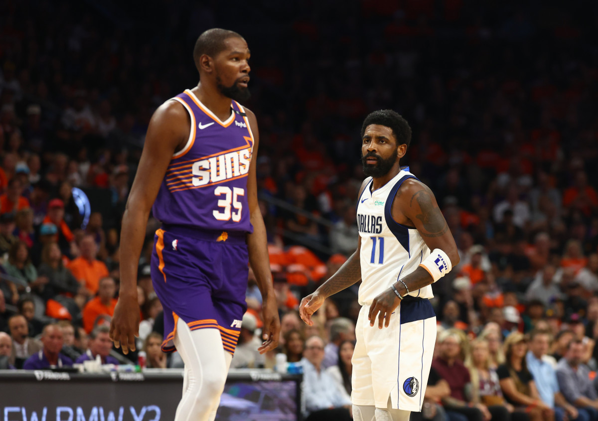 Kevin Durant Issues Strong Response to Fan’s Kyrie Irving Post - Athlon Sports