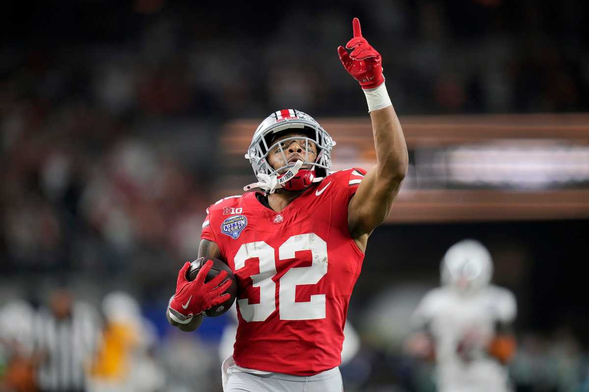 Ohio State's TreVeyon Henderson Predicted to Replace $42 Million Pro Bowl  RB - Athlon Sports