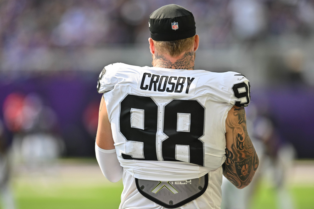 Raiders’ Maxx Crosby Climbs the Ladder in ESPN’s Positional Rankings - Athlon Sports