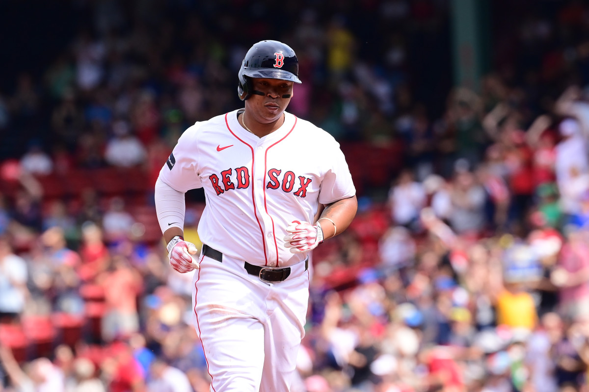 MLB Trade Pitch Between Red Sox, AL Rival Involving Rafael Devers - Athlon  Sports