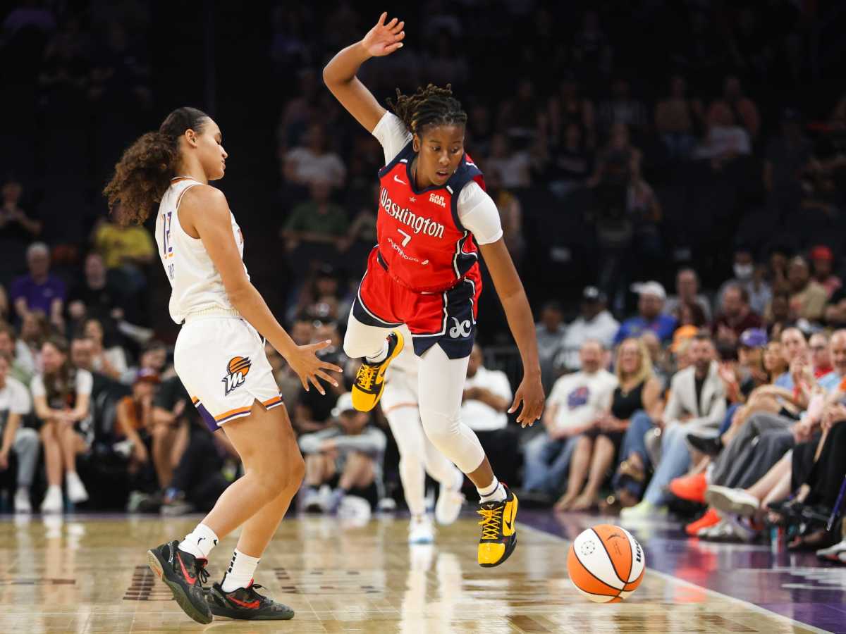 Former Washington Mystics guard Ariel Atkins.