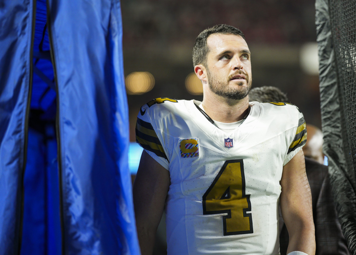 Insider Names Quarterback Saints Could Target After Major Derek Carr Announcement  - Athlon Sports