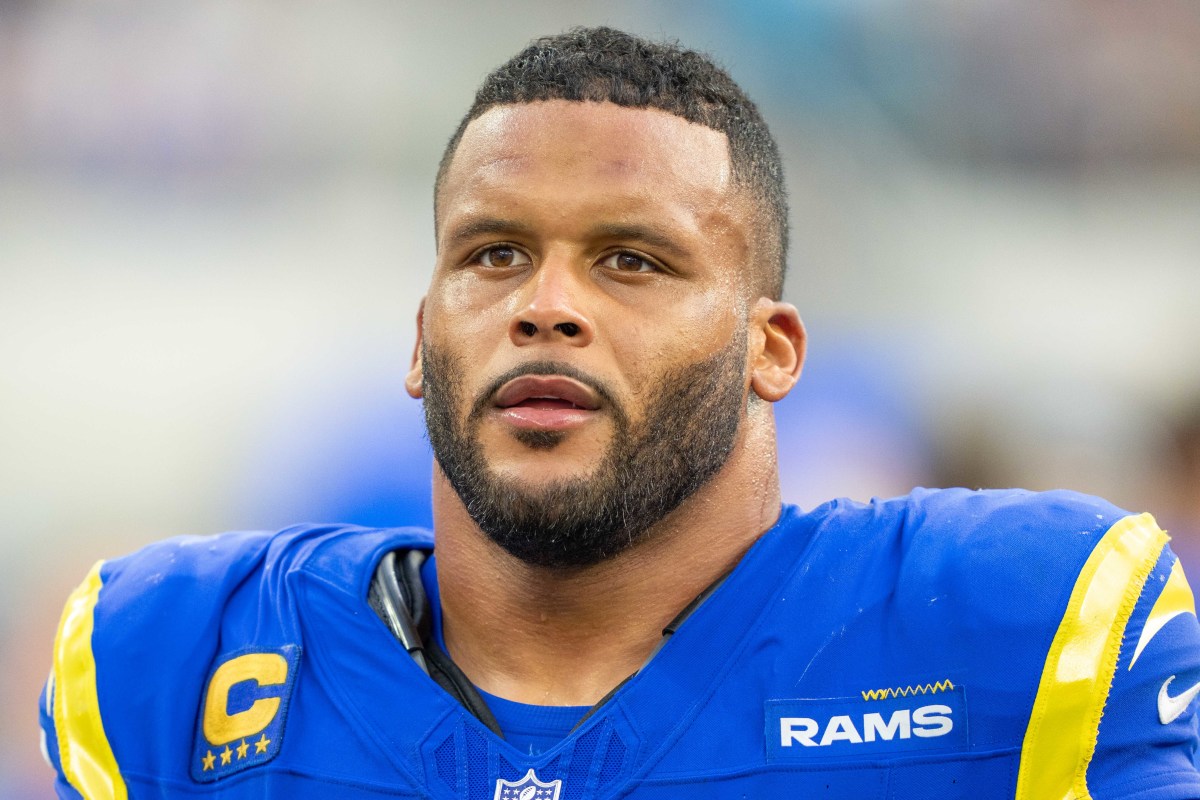 Aaron Donald Reveals Expectations for Rams in 2025   - Athlon Sports