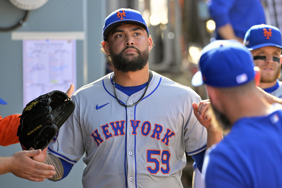 New York Mets pitcher Sean Manaea (59)