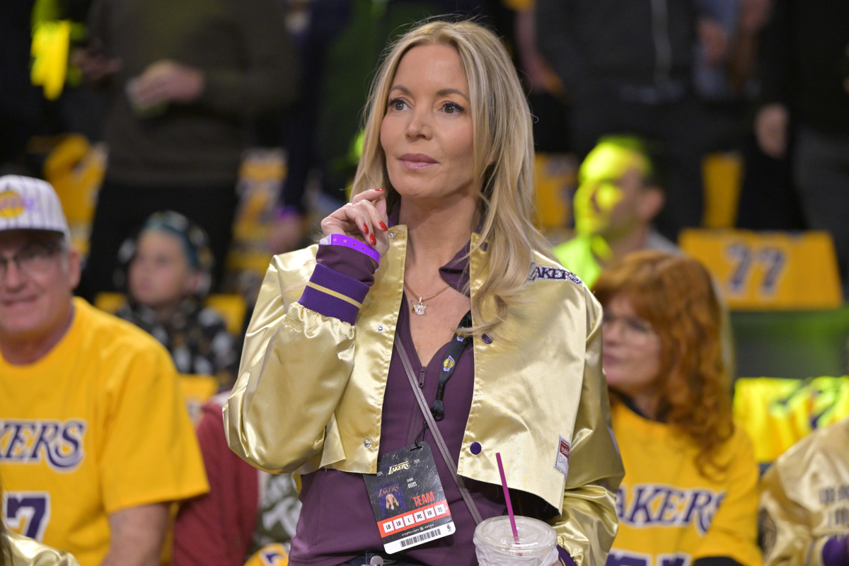 Los Angeles Lakers owner Jeanie Buss at Crypto.com Arena.