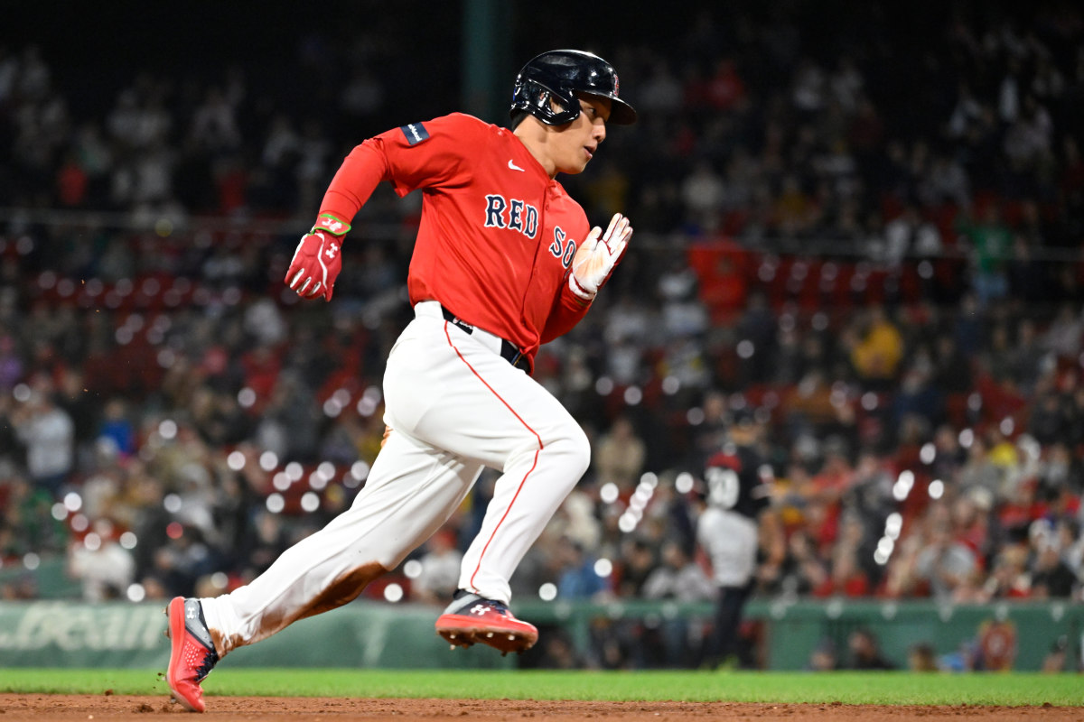 Boston Red Sox designated hitter Masataka Yoshida