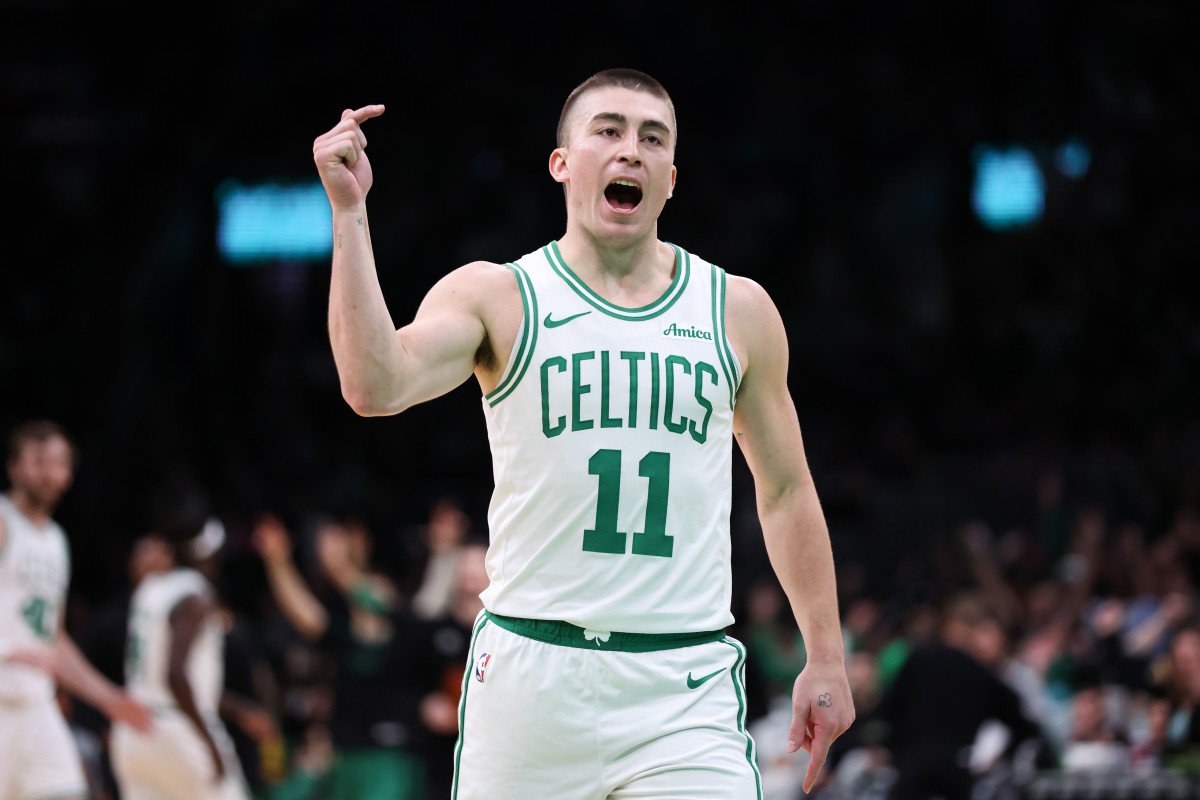 Boston Celtics guard Payton Pritchard (11)