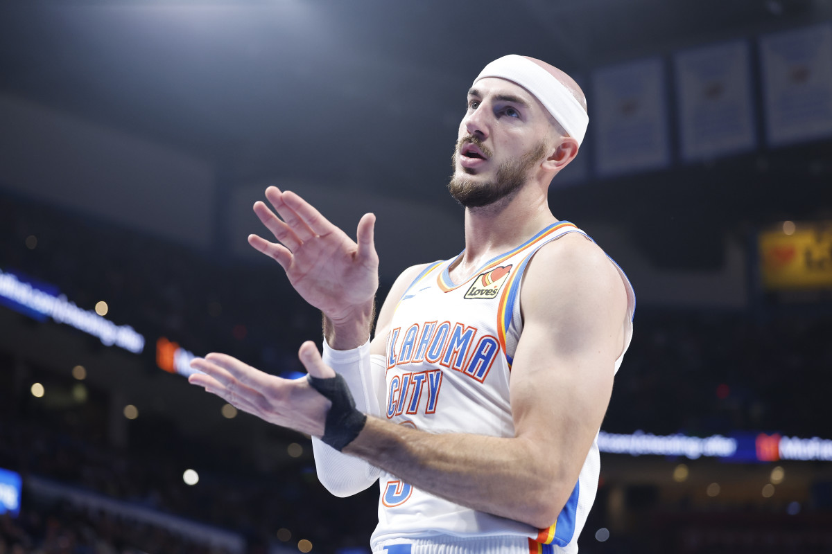 Alex Caruso Shares Hilarious Story With OKC Thunder Teammate - Athlon - How Old Is Alex Caruso? NBA Star's Age & Career Stats