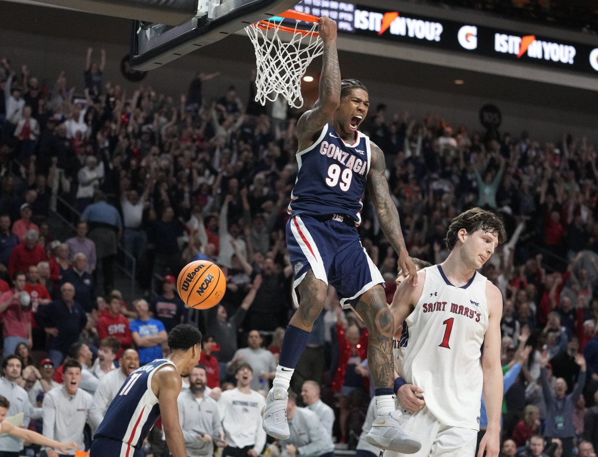 Gonzaga basketball updated NCAA Tournament bracketology projections ...