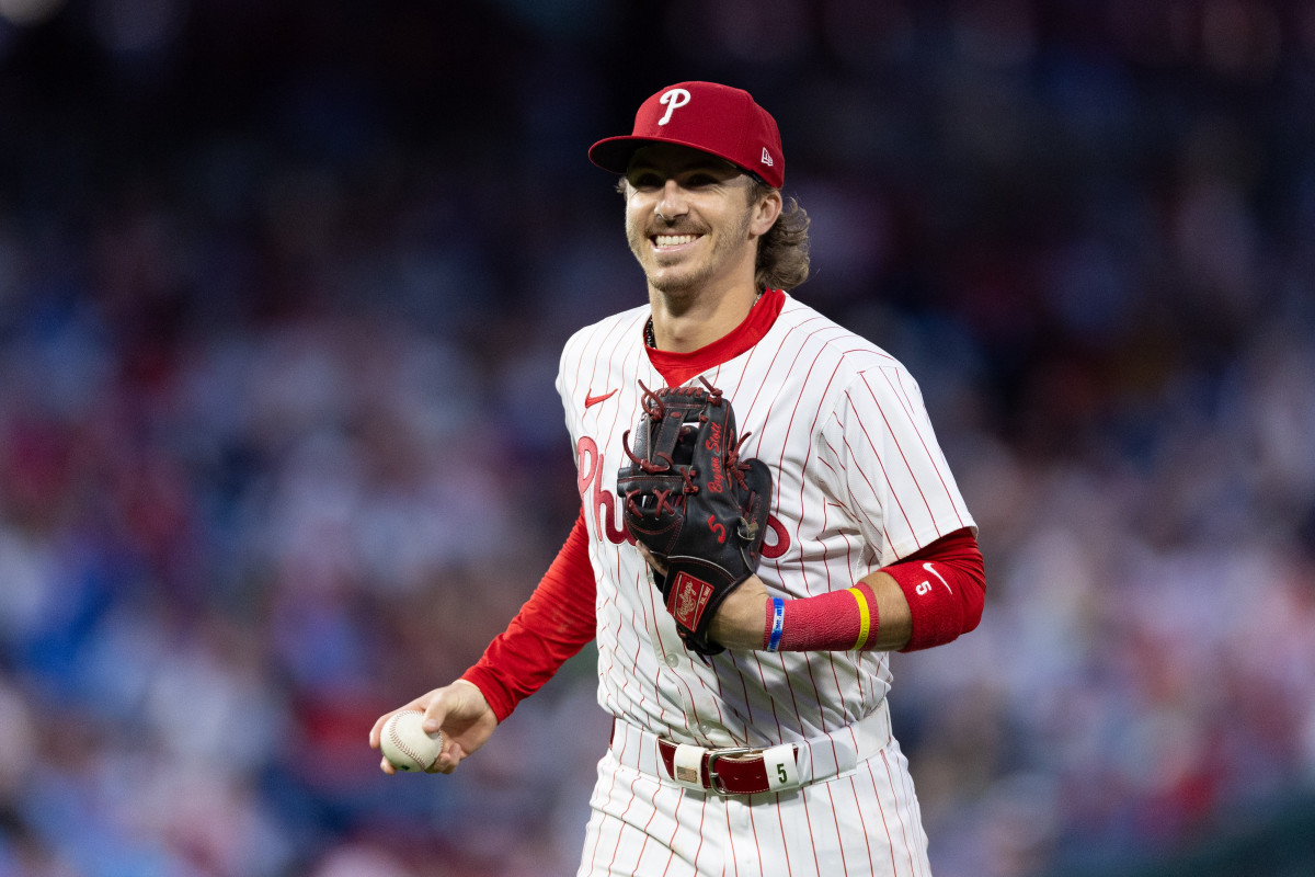Phillies Predicted to Replace Bryson Stott With Team USA Infielder - Athlon Sports