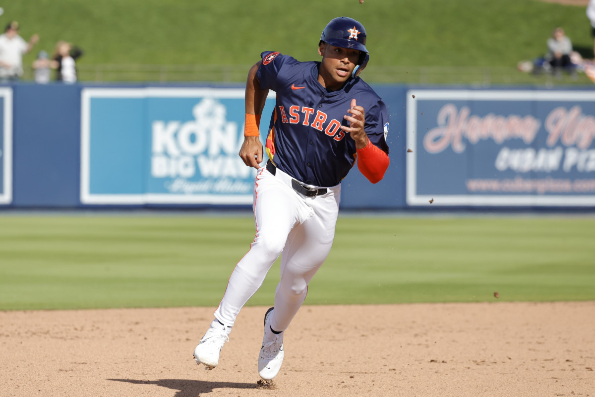 Houston Astros infielder Cam Smith