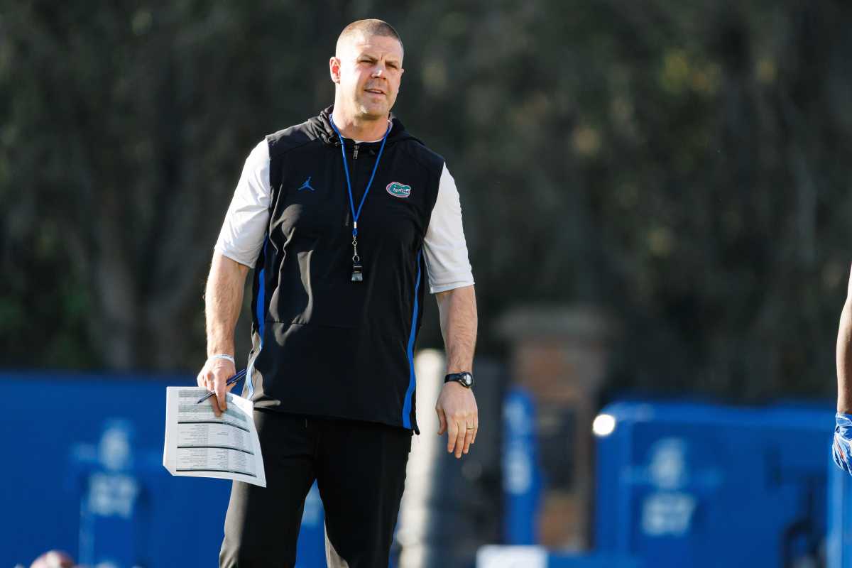 Florida Gators head coach Billy Napier