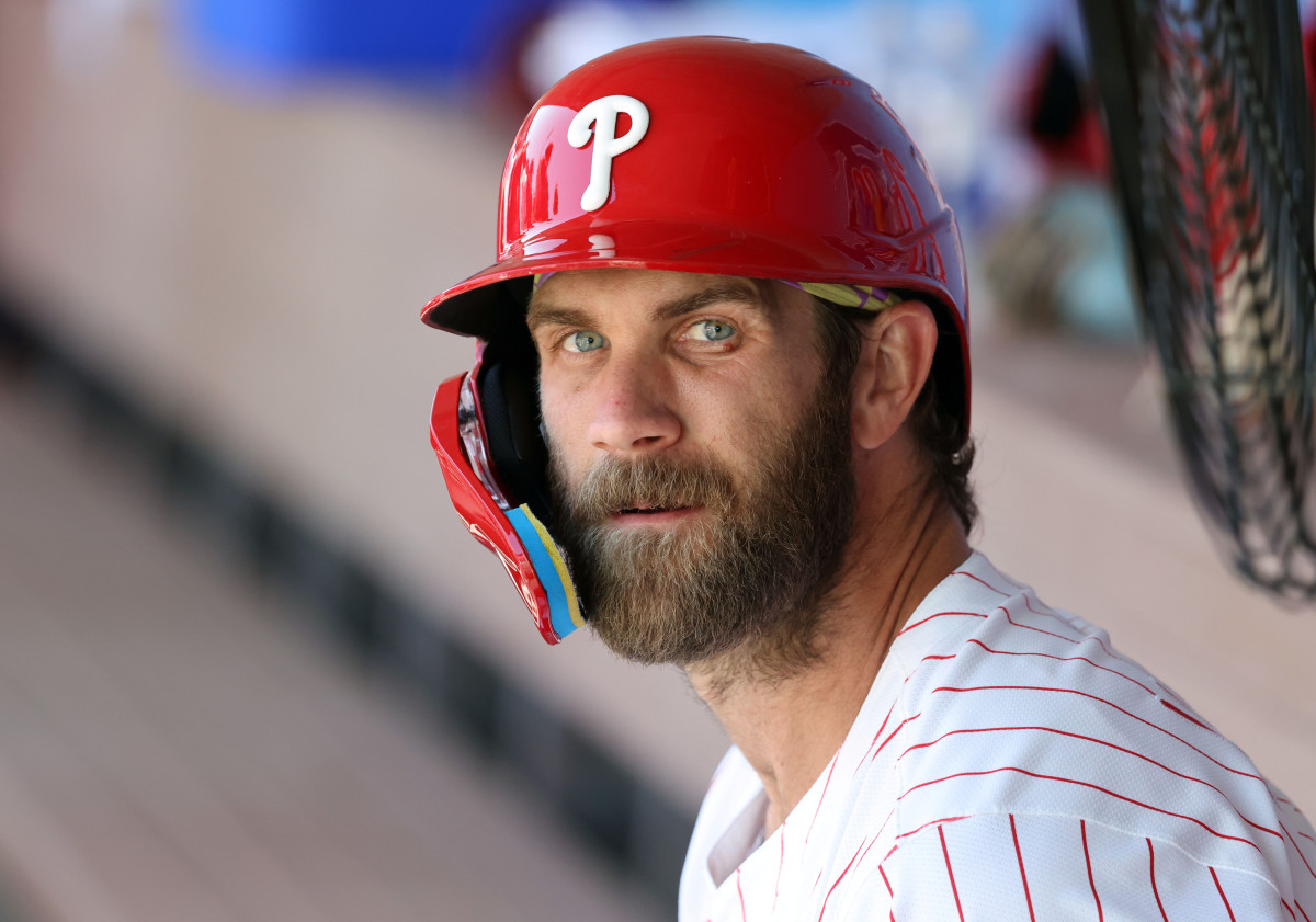 Phillies Urged to Move Bryce Harper to OF, Trade for $260 Million Star - Athlon Sports