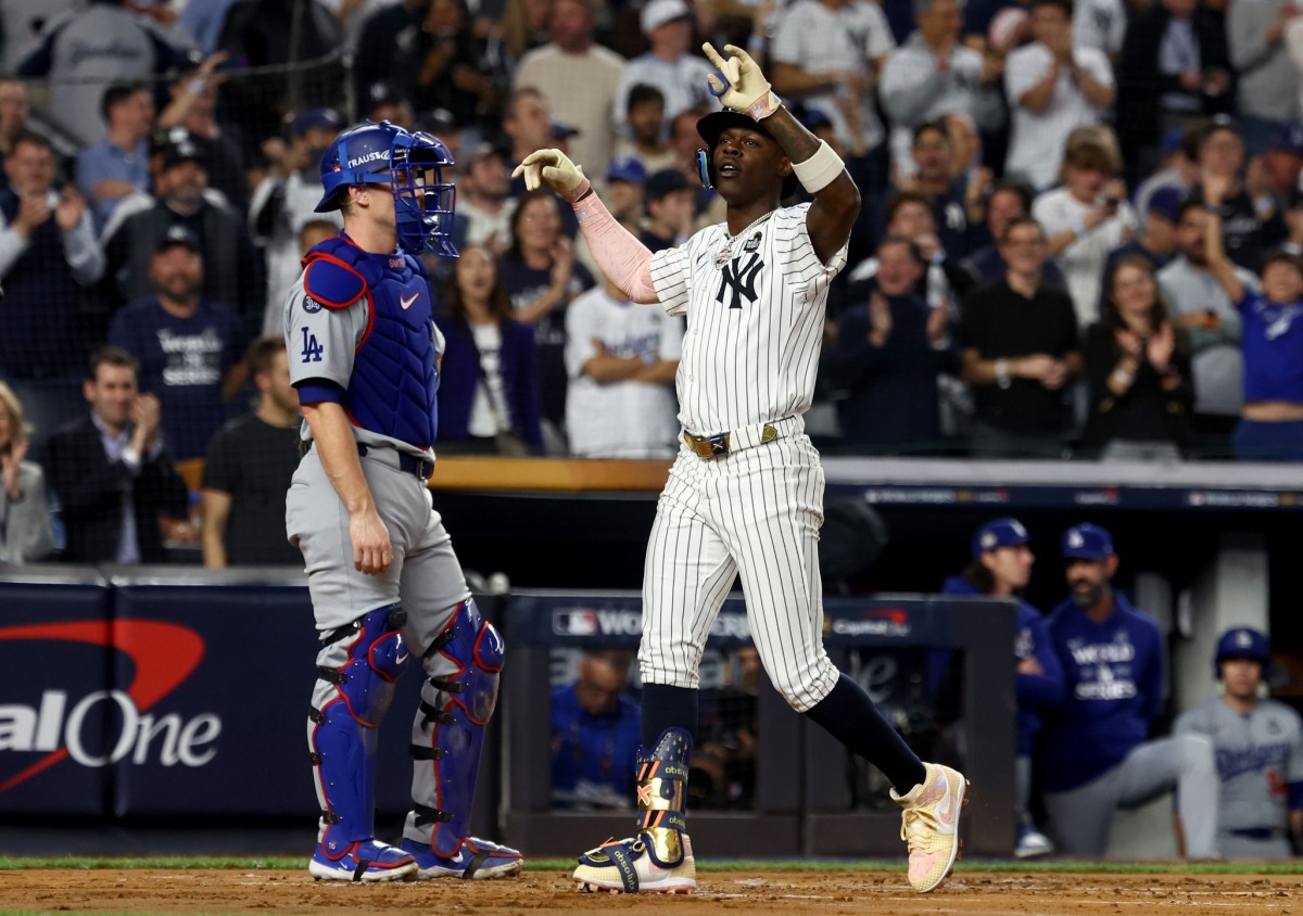 Jazz Chisholm Jr And The 2025 Yankees Are Fueled By Heartbreak And Failure Athlon Sports Jazz Chisholm Jr 