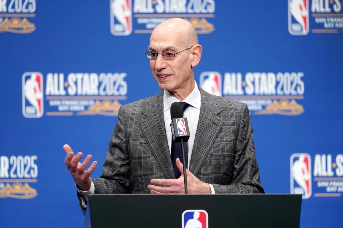 Adam Silver Makes Strong Statement Amid NBA Playoffs - Athlon Sports - How Tall Is Adam Silver? NBA Commissioner’s Official Height