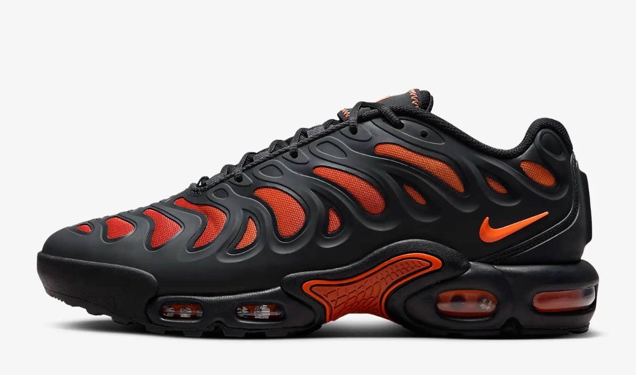 nike tuned 1 black and orange