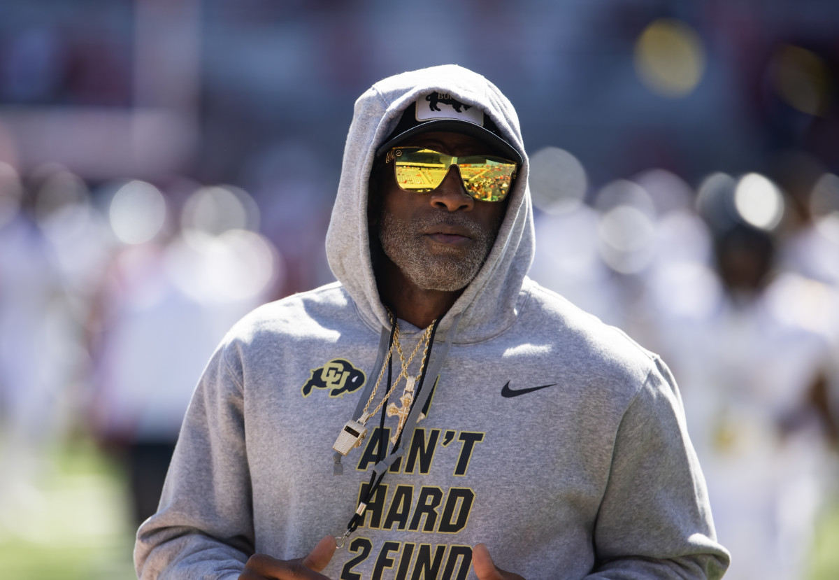 Colorado Buffaloes head coach Deion Sanders.