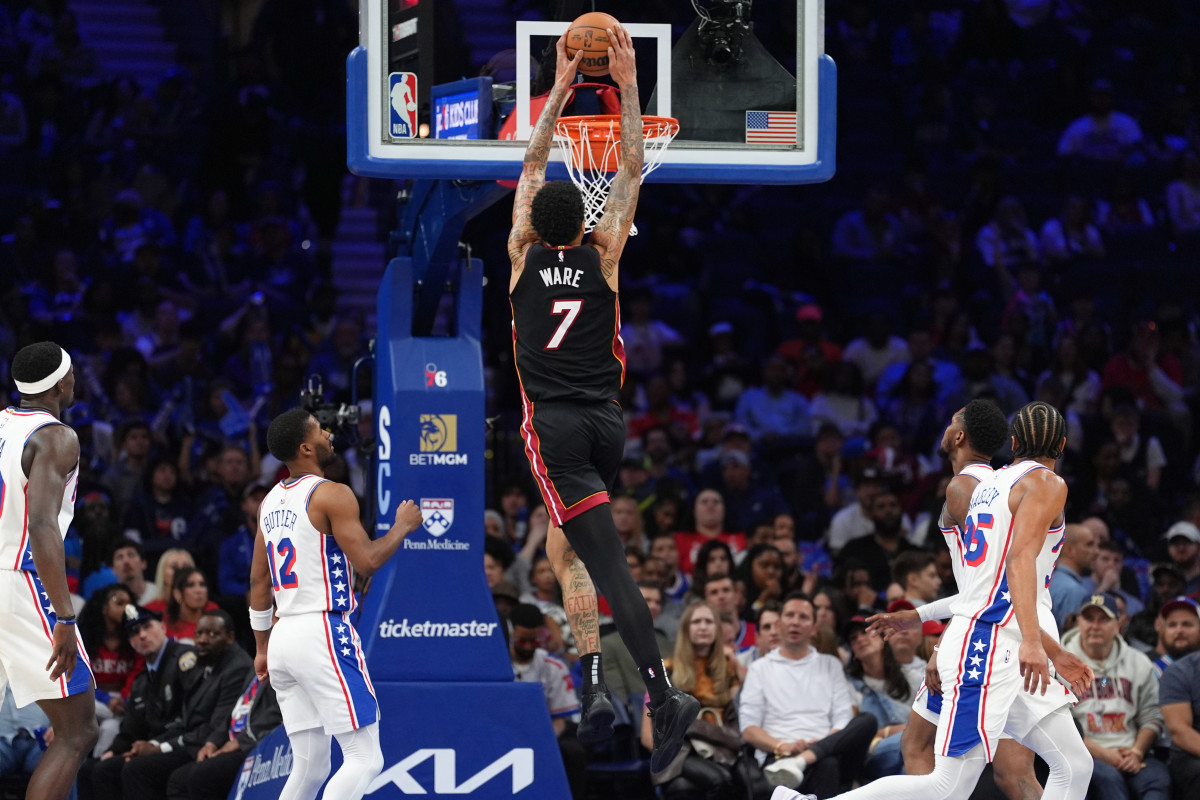 Miami Heat center Kel'el Ware (7).