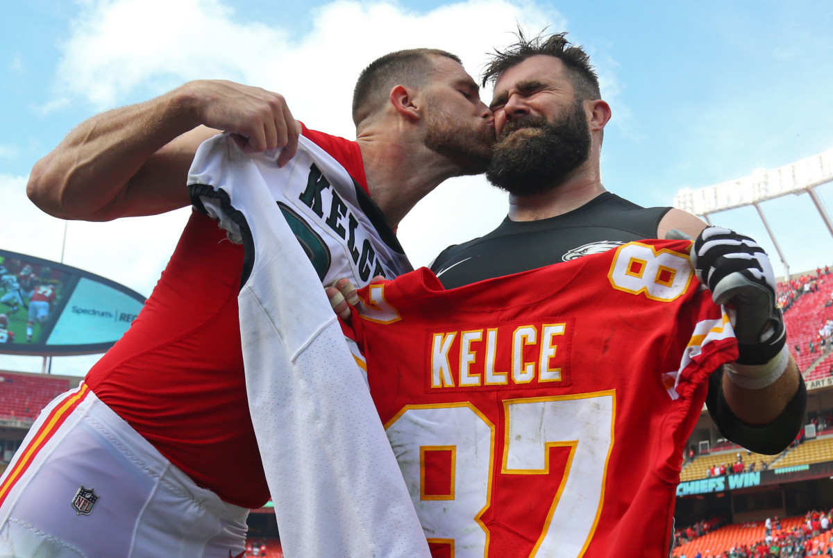Jason Kelce Throws Subtle Shade at Travis Kelce Amid Over Career Position - Athlon Sports