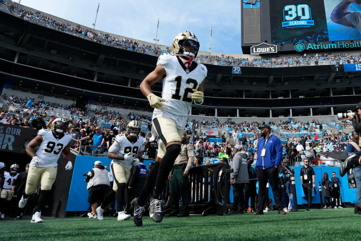 Garrett Wilson’s New Contract Puts Saints WR Chris Olave Next in Line for Huge Payday - Athlon Sports
