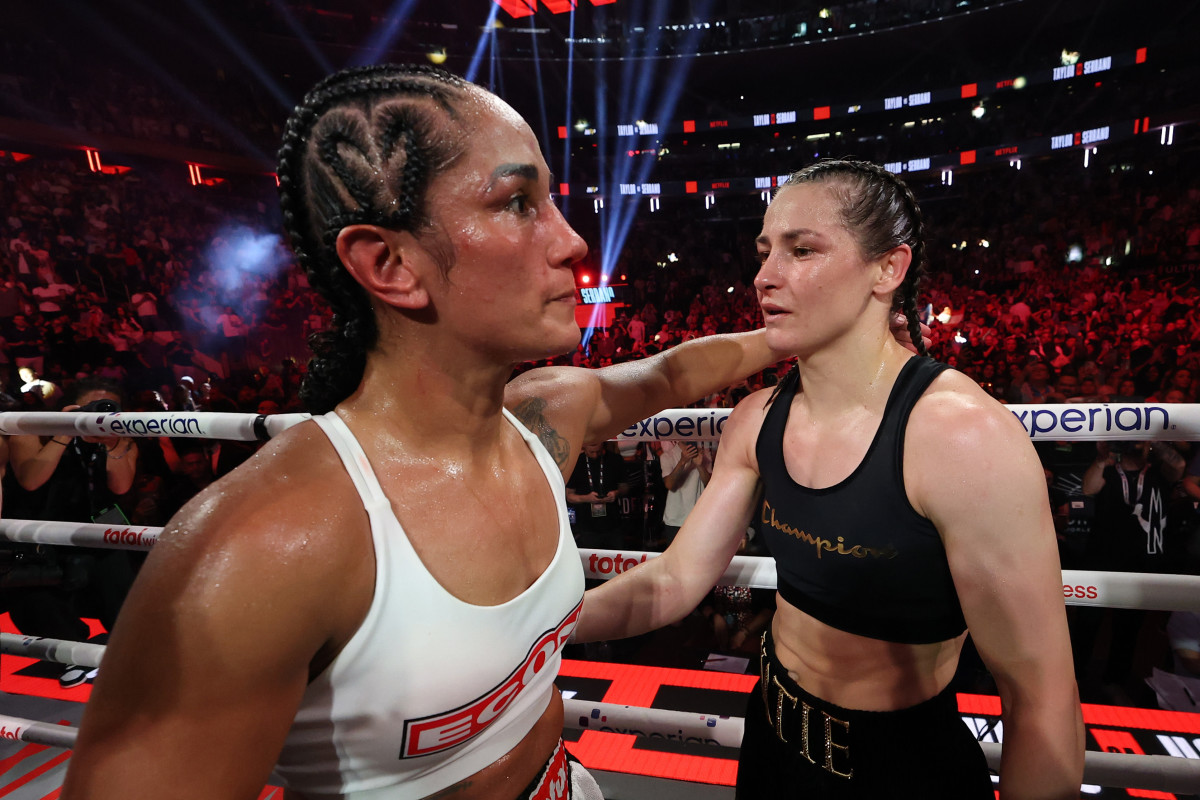 Katie Taylor and Amanda Serrano 