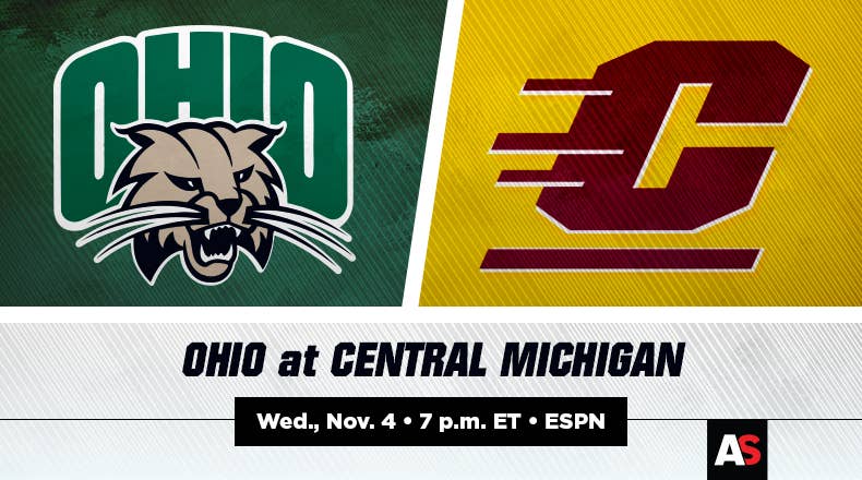 Ohio Bobcats Football Vs Central Michigan Football Match Player Stats