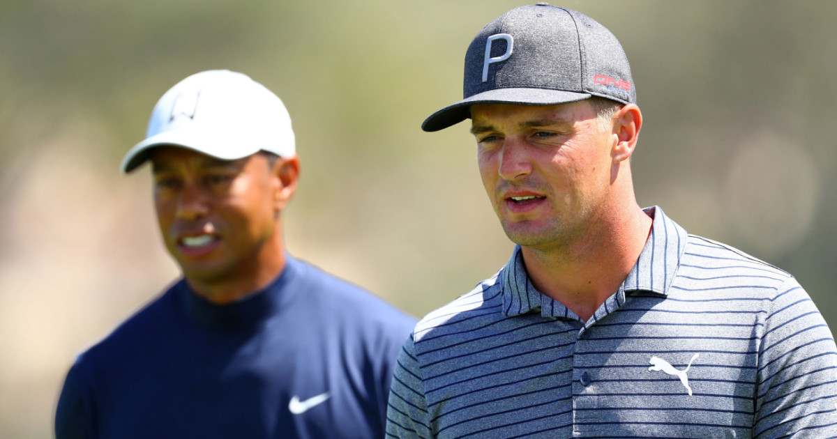 Tiger Woods Sends Message to Bryson DeChambeau After Two-Year Cold Shoulder  - Athlon Sports