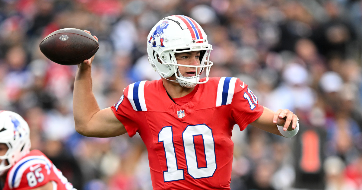 Patriots’ Rookie Speaks Out After Drake Maye Fumble in Preseason Opener - Athlon Sports