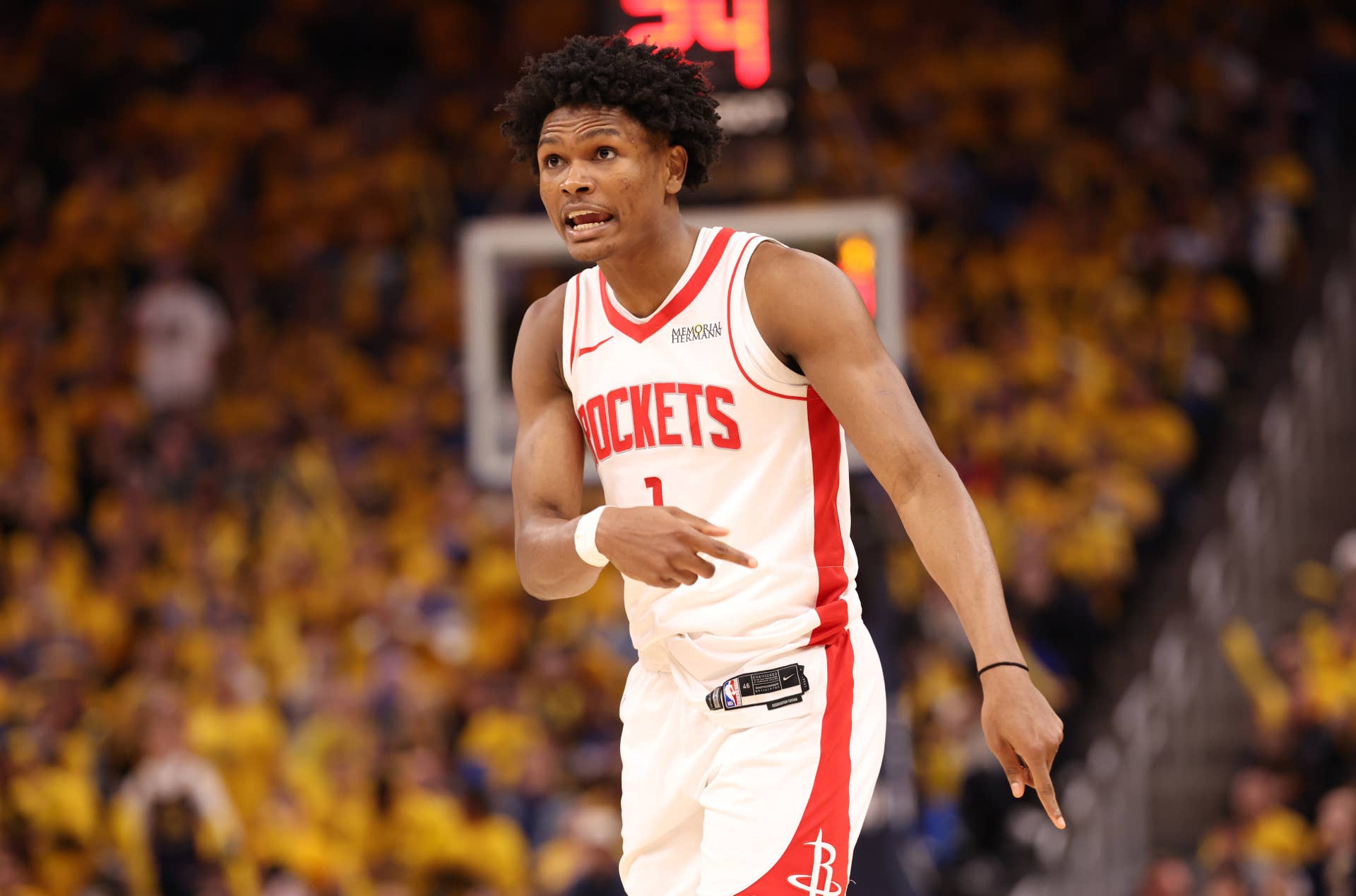 Houston Rockets Thompson Houston Rockets Amen Thompson Makes History in Game 5 Victory - Athlon ...