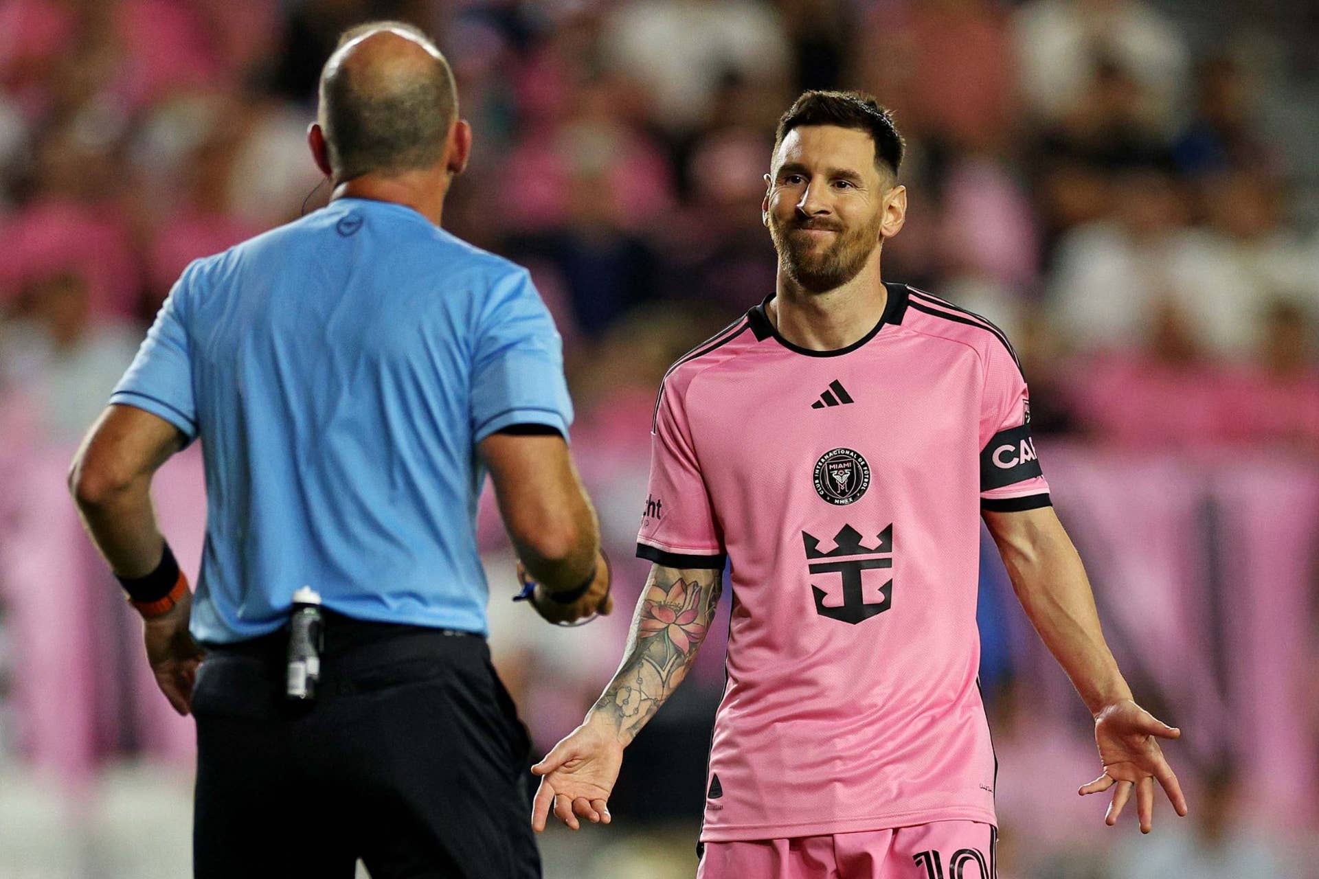 Lionel Messi’s Behavior Toward Referee After Inter Miami Game Draws ...