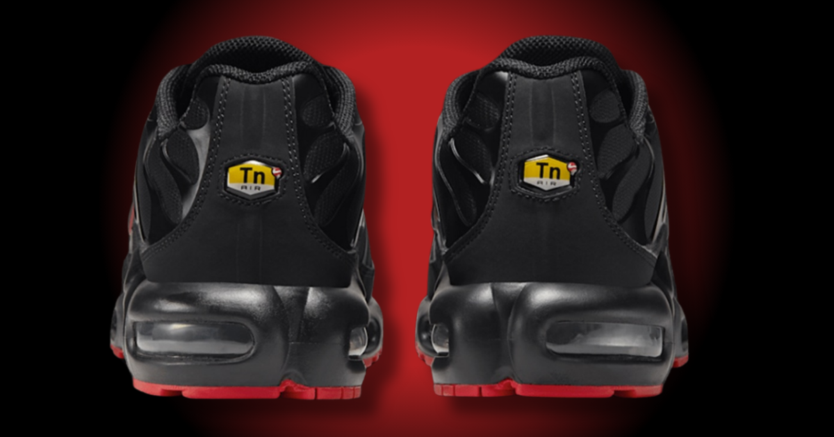 nike air max plus tn red black