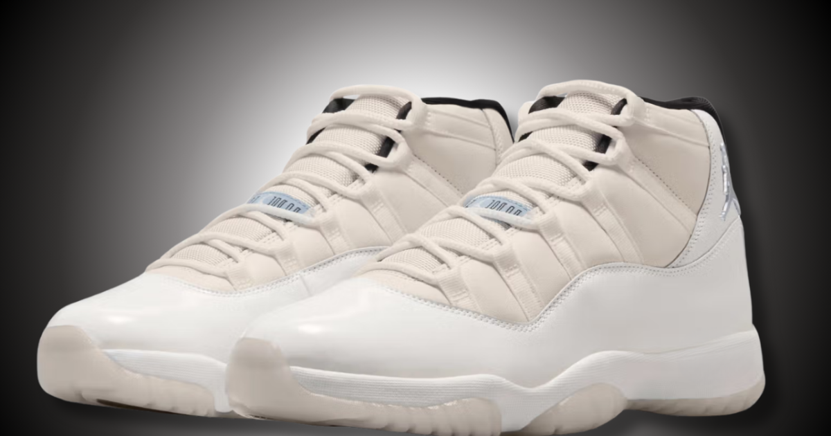 Air Jordan 11 ホワイト/ブルー 10 Air Jordan 11 Retro Legend Blue XI OG Columbia White 2024 ed