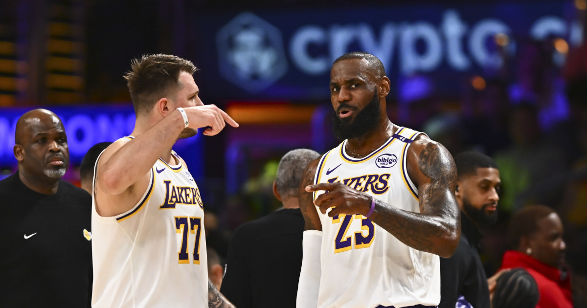 LeBron James' Gesture After Luka Doncic News Says A Lot - Athlon Sports