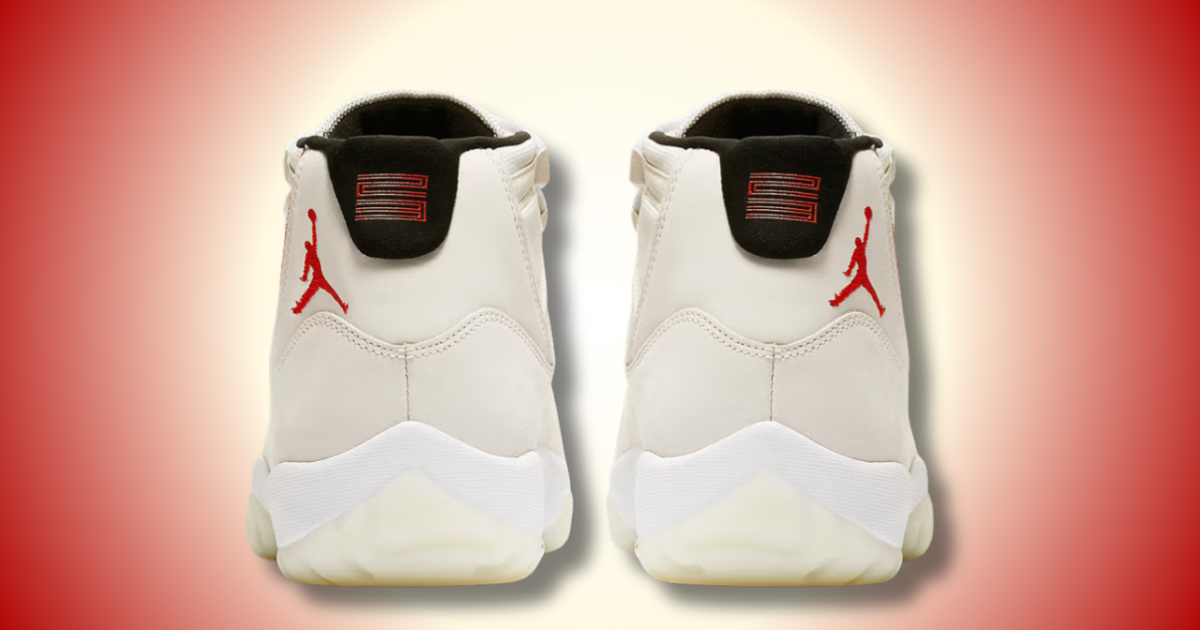 platinum 11s jordans