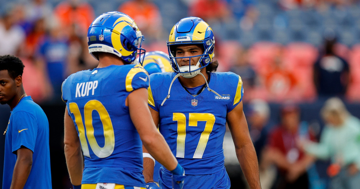 'Landshark' Stuns Puka Nacua During Rams Training Camp  - Athlon Sports