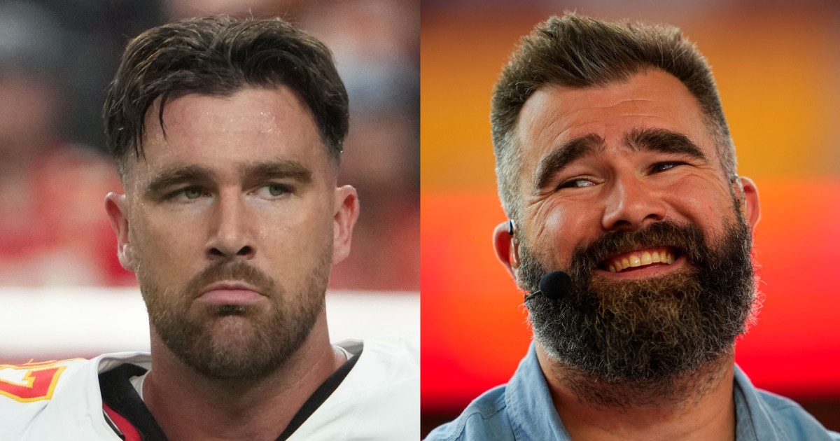 Travis Kelce und Jason Kelce geben am Dienstag eine Ankündigung bekannt