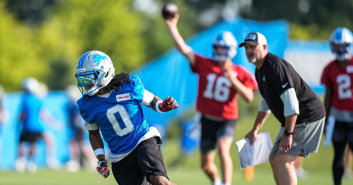 Lions' Jahmyr Gibbs Reveals Clear Reason for Offseason Jersey Switch - Athlon Sports