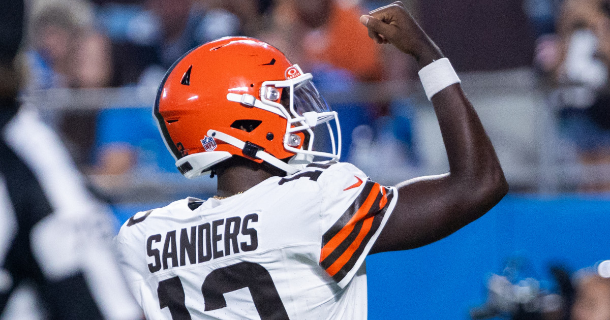 Browns’ Shedeur Sanders Tosses 2 TD Passes in Impressive Win over Panthers in First Preseason Game - Athlon Sports