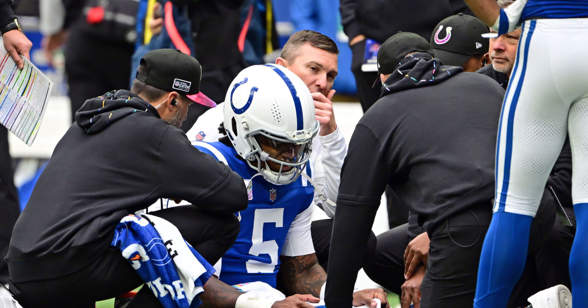 Gruesome Angle of Anthony Richardson’s Injury Emerges During Colts-Ravens - Athlon Sports