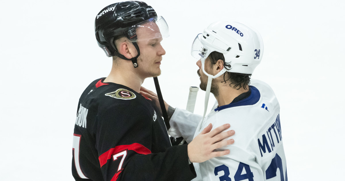 Senators' Brady Tkachuk Reveals What He Learned From Auston Matthews at 4 Nations - Athlon Sports