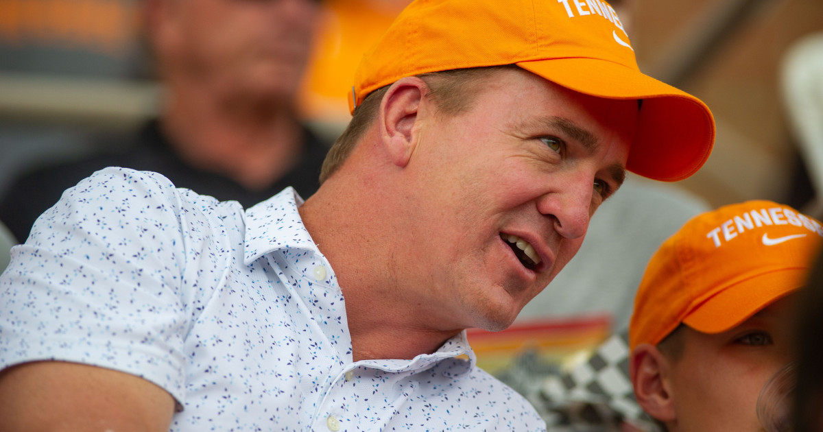 Peyton Manning’s Interaction With Marvin Harrison Jr. Draws Attention - Athlon Sports