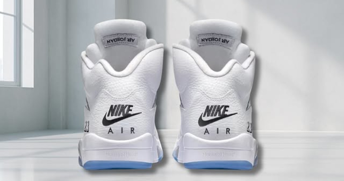 Air Jordan 5 'White Metallic' Release: May 23, 2026