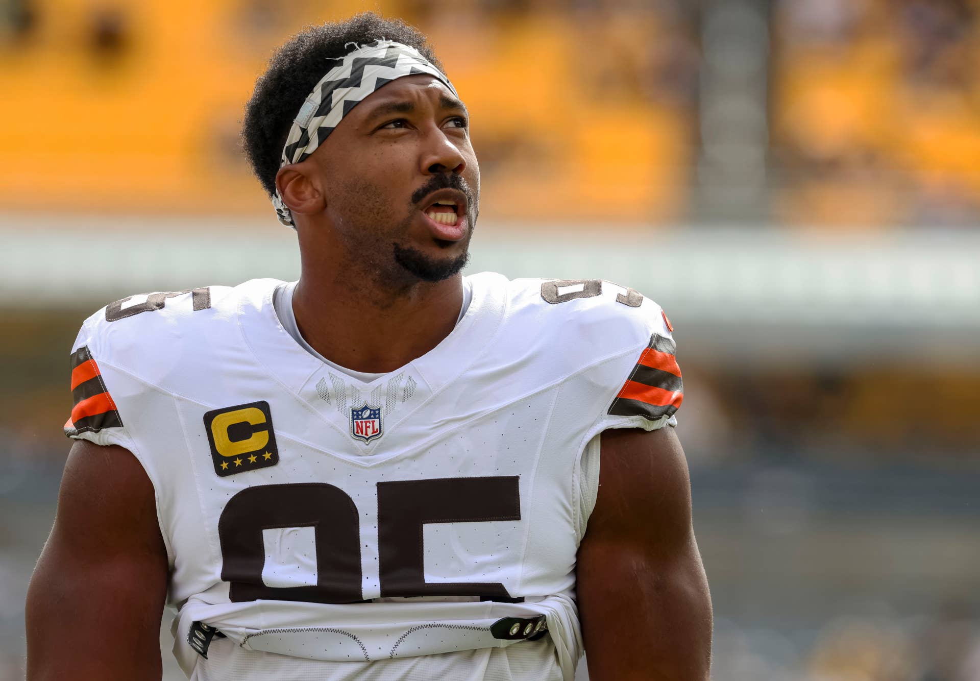 Browns treffen Entscheidung über Myles Garrett am Mittwoch: Bericht