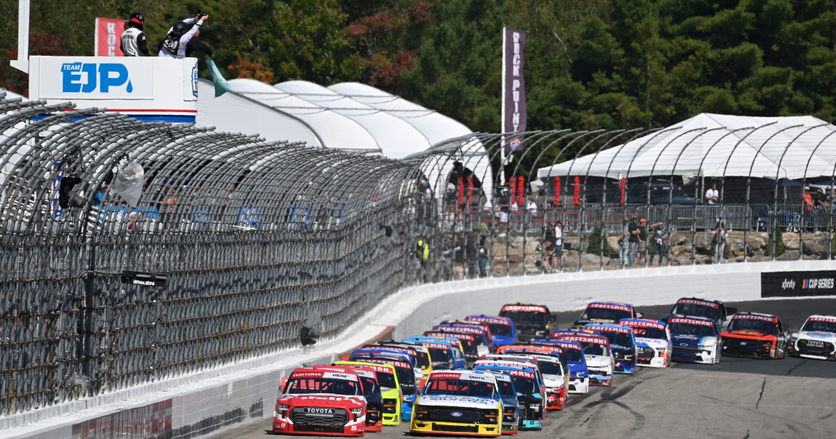 Gio Ruggiero Avoids Going Bald With Dramatic Talladega Win - Athlon Sports